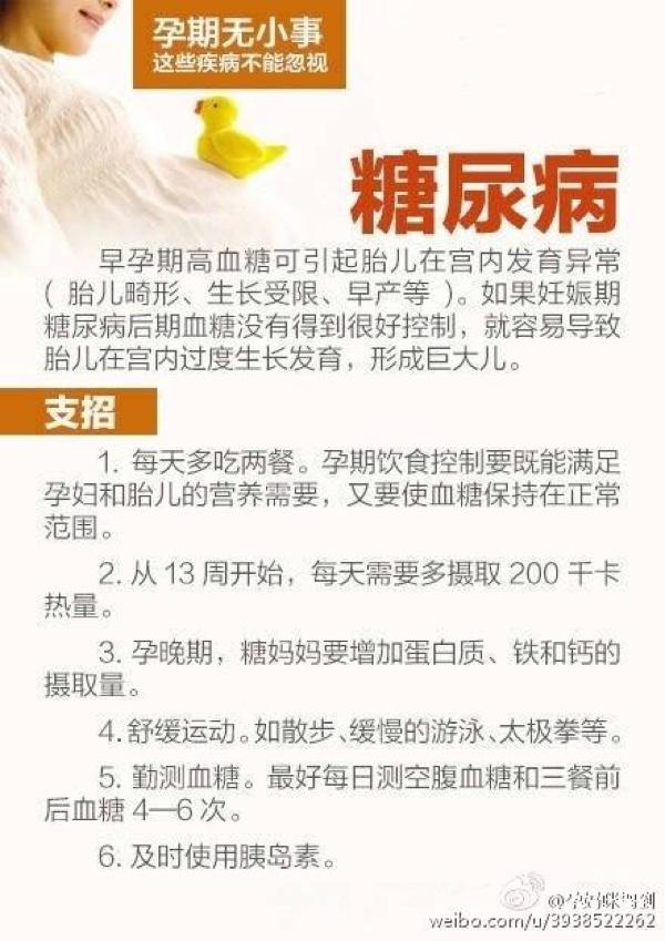 孕期知识